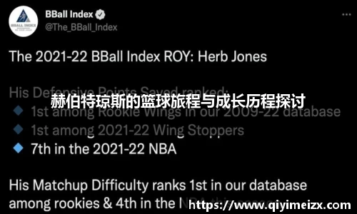 赫伯特琼斯的篮球旅程与成长历程探讨